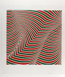 Rétine virevoltante by Marcel Barbeau, 1966, Sérigraphie La toile originale fait partie de la collection du Musée d'Art Contemporain Pr, sold Sep 2025