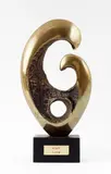 Love by Antonio Grediaga Kieff, Bronze à patine dorée, sold Jul 2025