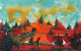 Sans titre - Paysage by Paul-Vanier Beaulieu, Aquarelle, sold Jul 2025