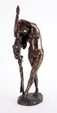 Bacchante à la Grappe by Jean-Léon Gérôme, Bronze patiné, sold Jun 2025