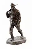 Le bûcheron by Marc-Aurèle de Foy Suzor-Coté, Bronze à patine brune, sold May 2025