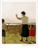 Le Départ de Mademoiselle" (1971) Tirée du livre illustré "La Petite Poule d'eau by Jean Paul Lemieux, Lithographie, sold May 2025