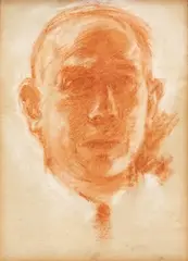 Portrait d'A.Y. Jackson by Robert Pilot, Sanguine Œuvre non signée, sold May 2025