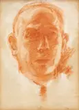 Portrait d'A.Y. Jackson by Robert Pilot, Sanguine Œuvre non signée, sold May 2025