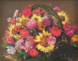 Polychromie by André L'Archevêque, Pastel, sold Apr 2025