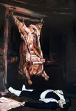 La corrida by Jean-Maurice Gélinas, Pastel sec sur papier, sold Apr 2025