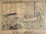 LUSITANIA by Guy Arnoux, Lithographie en couleurs, sold Oct 2025