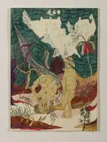 Fishermen thistle and netting by James Owens, 2020, Encre et aquarelle, sold Jul 2025