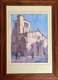 Une église dans le Beaujolais by Luc Barbier, Aquarelle, sold Jun 2025