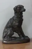 Chien assis by Richard Fath, Bronze, sold Feb 2026