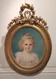 Portrait d'enfant à l'âge de 3 ans by Francine Charderon, 1896, Toile ovale d'origine signée et datée, sold Jan 2026
