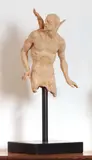 Angelo Terracotta patinata. Su base in metallo Angelo by Ettore Greco, Terre cuite patinée, sold Jan 2021