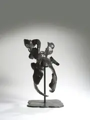 Danseuse, 2019 Piece unique by Michèle Chast, Epreuve en bronze a patine brune, sold Dec 2020