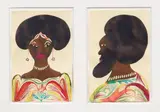 Sans titre, couple E by Chris Ofili, 2001, Aquarelle sur papier, sold Dec 2020