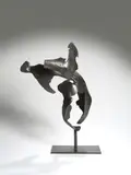 Danseuse, 2019 Piece unique by Michèle Chast, Epreuve en bronze a patine brune, sold Dec 2020