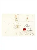 Composition by Georges Mathieu, 1975, Gouache et collage sur papier, sold Jul 2020