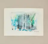 Sans titre by Haruhiko Sunagawa, 1970, Technique mixte, pastel, acrylique sur papier, sold Oct 2023