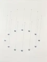 Vers la terre by Haruhiko Sunagawa, 2010, Technique mixte, crayon, pastel et acrylique sur papier, sold Oct 2023