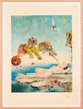 Tigres et Vénus by Salvador Dalí, Lithographie sur papier japon, sold Oct 2023