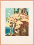 Chevaux à trois têtes by Salvador Dalí, Lithographie, sold Oct 2023