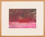 Composition abstraite by Marc Lerude, Gouache sur papier, sold Oct 2023