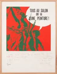 Tous au Salon de la Jeune Peinture by Ivan Messac, Lithographie, sold Oct 2023