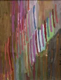 Composition abstraite by Gilbert Pélissier, Gouache et acrylique sur papier, sold Oct 2023