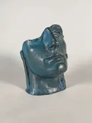 Centurion by Igor Mitoraj, Epreuve en bronze à patine bleu nuancé, sold Oct 2022