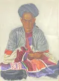 Cherzéa by Alexander Evgenevich Iacovleff, Lithographie, sold Mar 2022