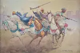 Fantasia by Mattéo Brondy, Aquarelle signée en bas à droite, sold Mar 2022