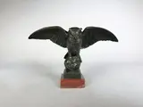 Le hibou by Antoine-Louis Barye, Epreuve en bronze à patine brun vert nuancé, sold Feb 2022