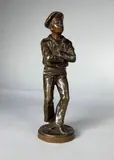 Le marin danseur by Jean Garnier, Epreuve en bronze à double patine brun-vert et brun-rouge, sold Feb 2022