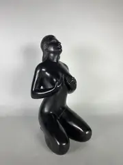 Sensuelle by David Mesly, Epreuve en bronze à patine noire, sold Feb 2022