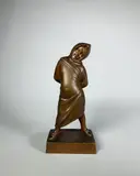 Le fou de Rome by Antoine-Louis Barye, Epreuve en bronze à patine brun nuancé rouge, sold May 2018