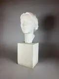 Tête de femme by Pierre-Marie Poisson, 1935, Plâtre signé et daté, et situé à Curabe, sold May 2018