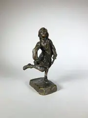 La petite danseuse by Meta Vaux Warrick Fuller, Epreuve en bronze à patine brun nuancé, sold May 2018