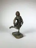 La petite danseuse by Meta Vaux Warrick Fuller, Epreuve en bronze à patine brun nuancé, sold May 2018
