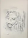 Jeune fille étreinte by Mariette Lydis, Crayon noir signé en bas à gauche, sold Jun 2021