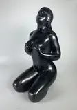 Sensuelle by David Mesly, Epreuve en bronze à patine bleu-noir nuancé, sold Jun 2021