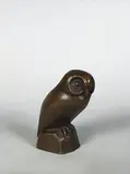 Le hibou by Irénée Rochard, Epreuve en bronze à patine brun nuancé, sold Jun 2021