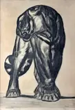 Les mangeurs de vent by Jean Messagier, Eau-forte et aquatinte d'édition signée et numérotée, sold Nov 2014