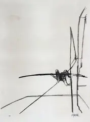 Le Funambule by Sam Szafran, Lithographie annotée EA et signée à la mine de plomb, sold Nov 2014