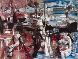 Sans titre by Jean Paul Riopelle, 1959, oil on canvas, sold Nov 2024