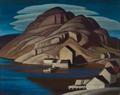 Ice House, Lake Superior by Lawren Harris, oil on board, sold Nov 2024