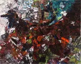 Sans titre by Jean Paul Riopelle, 1955, oil on canvas, sold Nov 2024