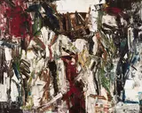 Pawdawe by Jean Paul Riopelle, 1960, oil on canvas, sold May 2024