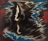 Migratory Flight by Lawren Harris, oil on canvas, sold May 2024