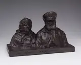 Les époux Chapdelaine by Marc-Aurèle de Foy Suzor-Coté, 1922, bronze sculpture, sold Nov 2024