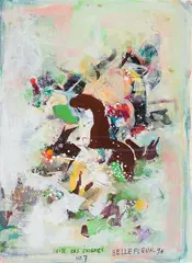 Suite des énigmes No. 7 by Léon Bellefleur, 1998, watercolour on paper, sold Nov 2024