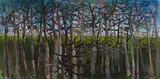 Cornish Farm by Molly Joan Lamb Bobak, 1957, oil on board, sold Nov 2024